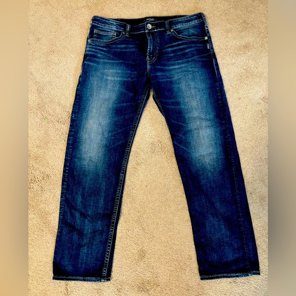 Men’s Silver “Eddie” Jeans - Picture 1 of 2